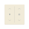 Cover plate Symbol "dimming" ivory white - Platform 63