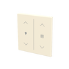 Cover plate Symbol "dimming" ivory white - Platform 63