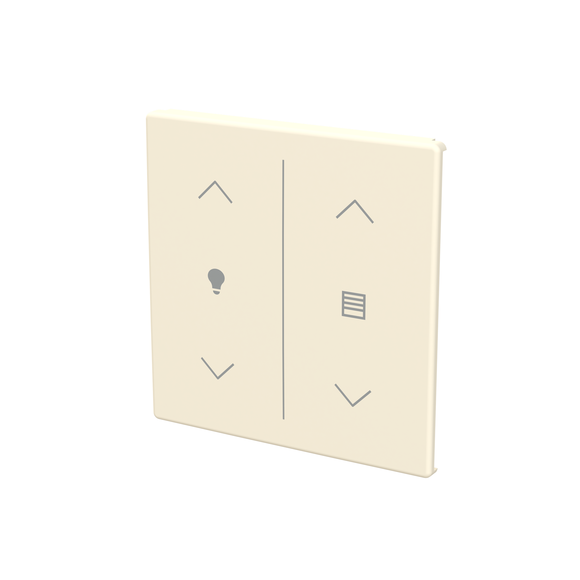 Cover plate Symbol "dimming" ivory white - Platform 63 – Immagine 3 di 3