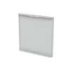 Cover plate Symbol "arrows/venetian blind" and "dimmer" aluminium silver - Platform 63