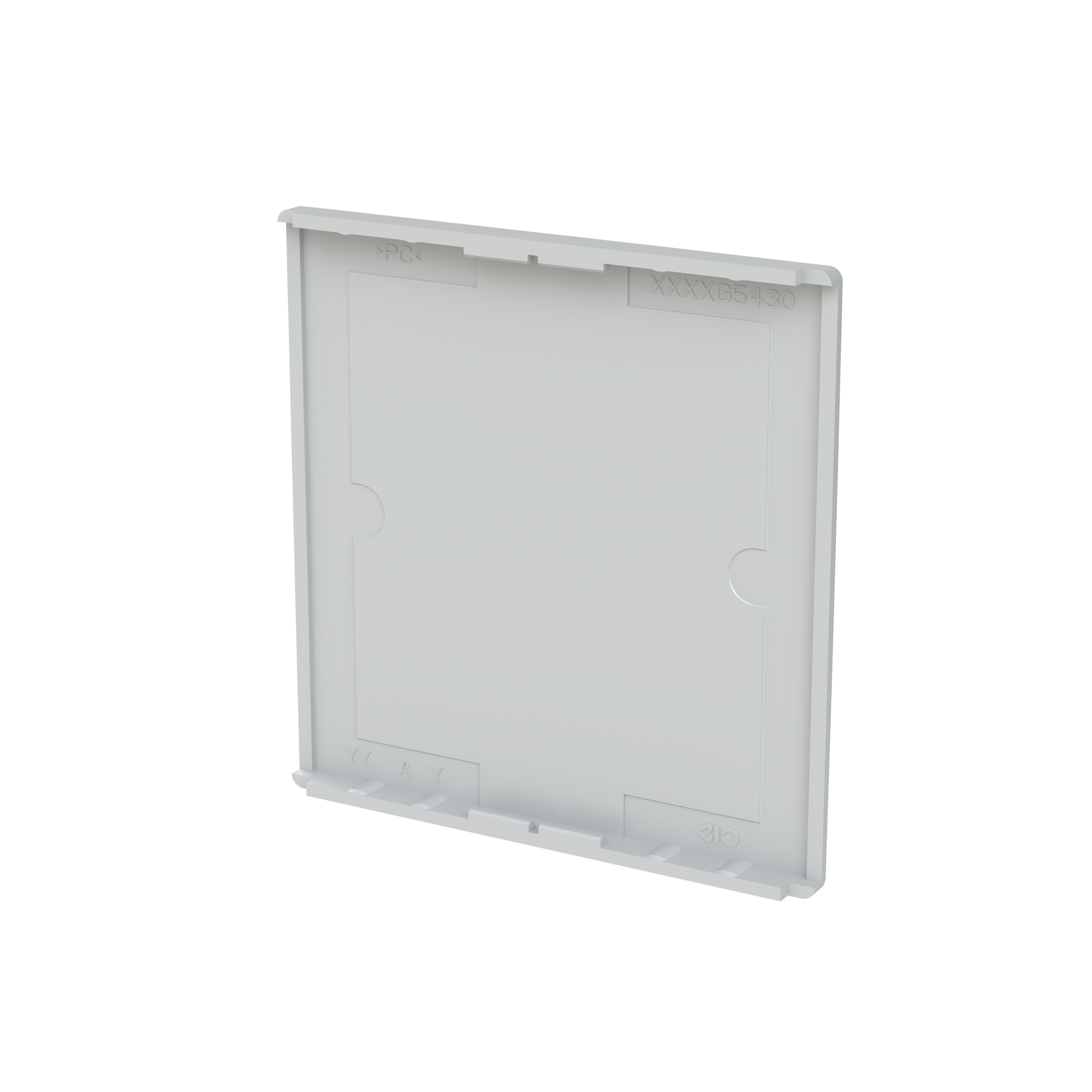 Cover plate Symbol "arrows/venetian blind" and "dimmer" aluminium silver - Platform 63