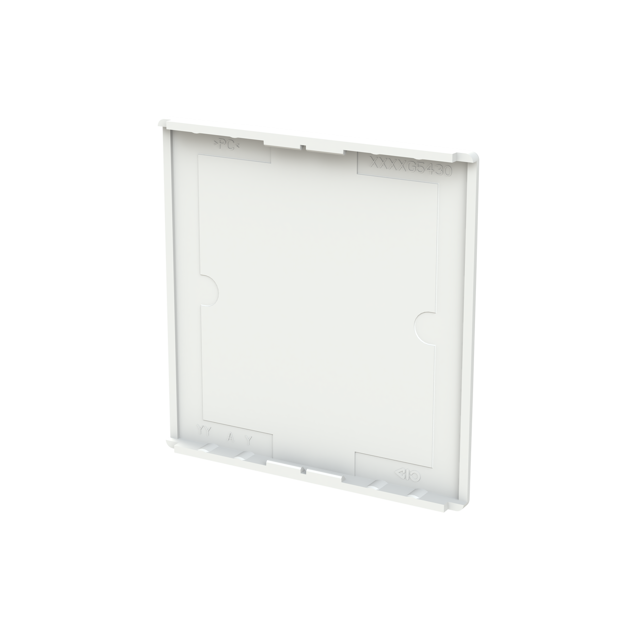 Cover plate Symbol "arrows/venetian blind" and "dimmer" studio white - Platform 63 – Immagine 2 di 3