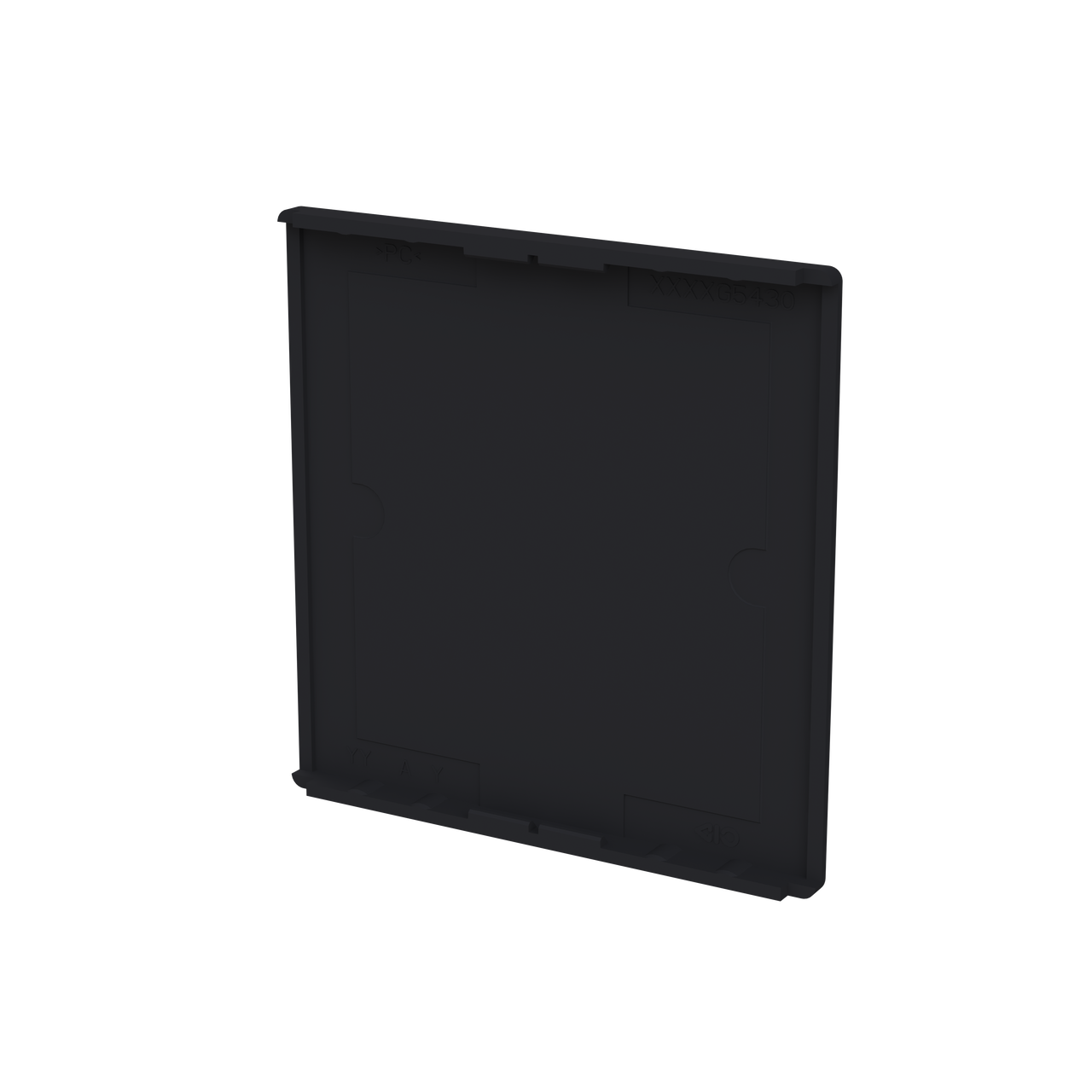 Cover plate Symbol "arrows/venetian blind" and "dimmer" black matt - Platform 63 – Immagine 2 di 3