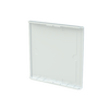 Cover plate Symbol "arrows/venetian blind" and "dimmer" stainless steel - Pure Stainless Steel