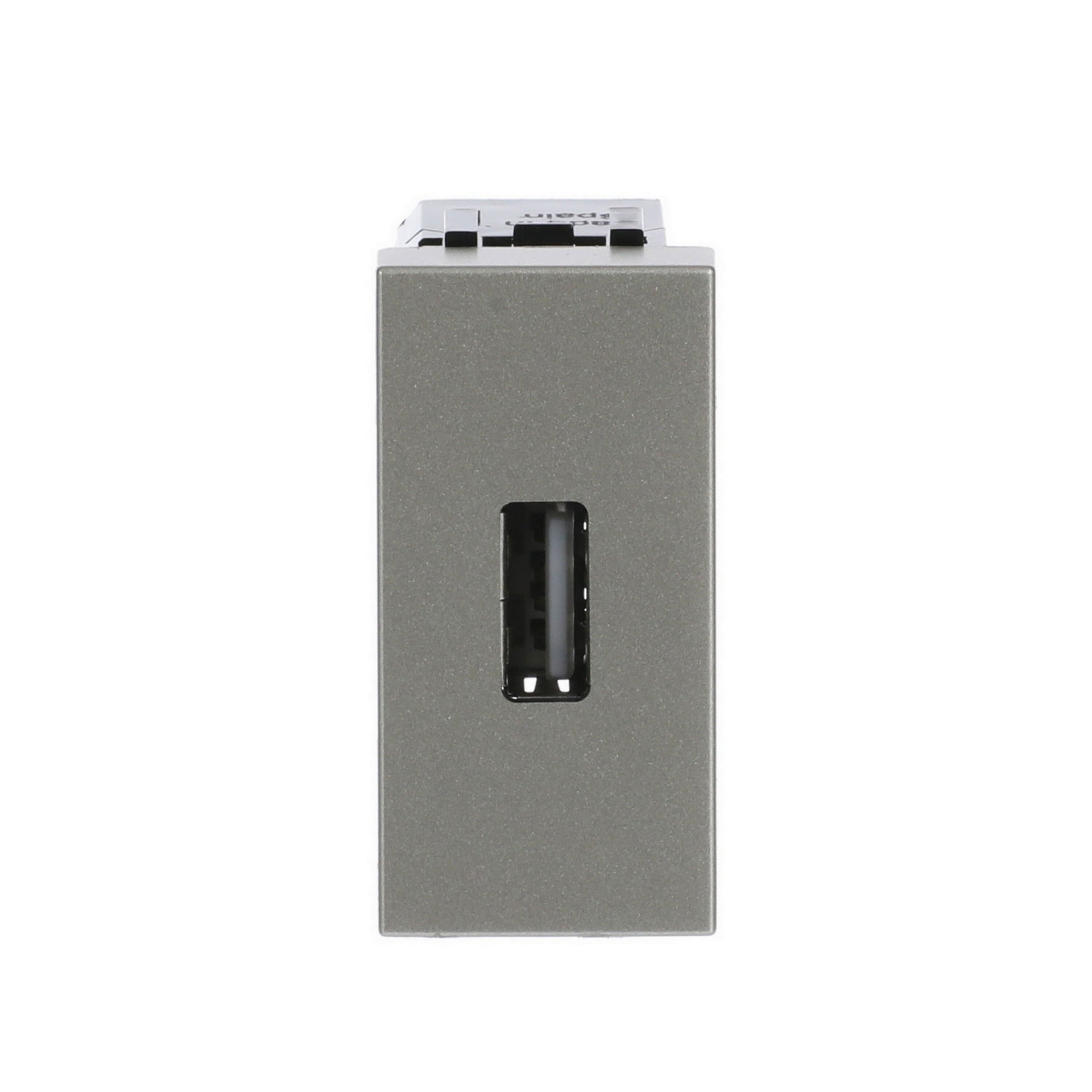 USB outlet Usb 1 gang Champagne - Zenit – Immagine 2 di 3