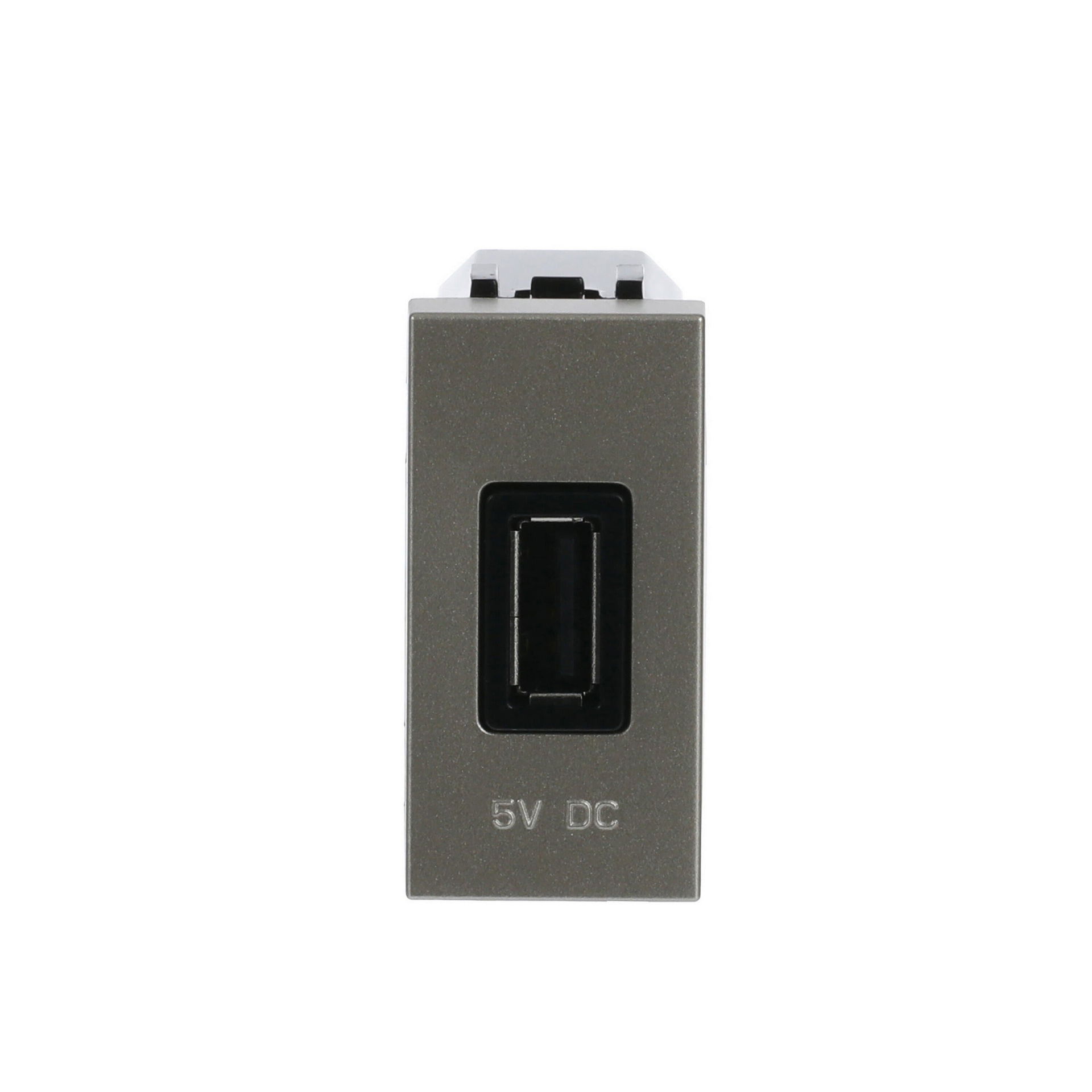USB charger 750mA, 1-gang Breakout cable with USB A Champagne - Zenit – Immagine 2 di 3