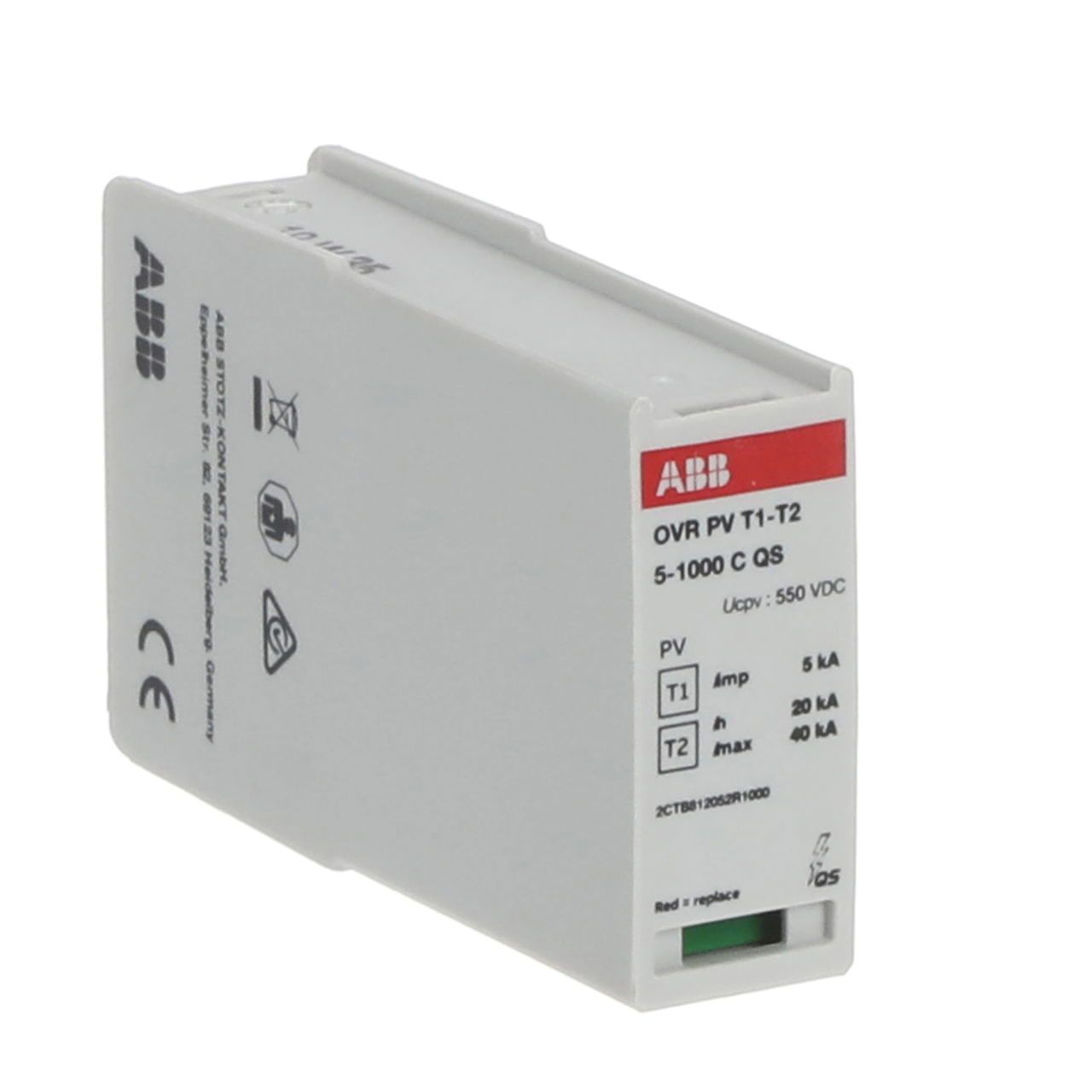 OVR PV T1-T2 5-1000 C QS  Surge Protective Device – Immagine 2 di 3