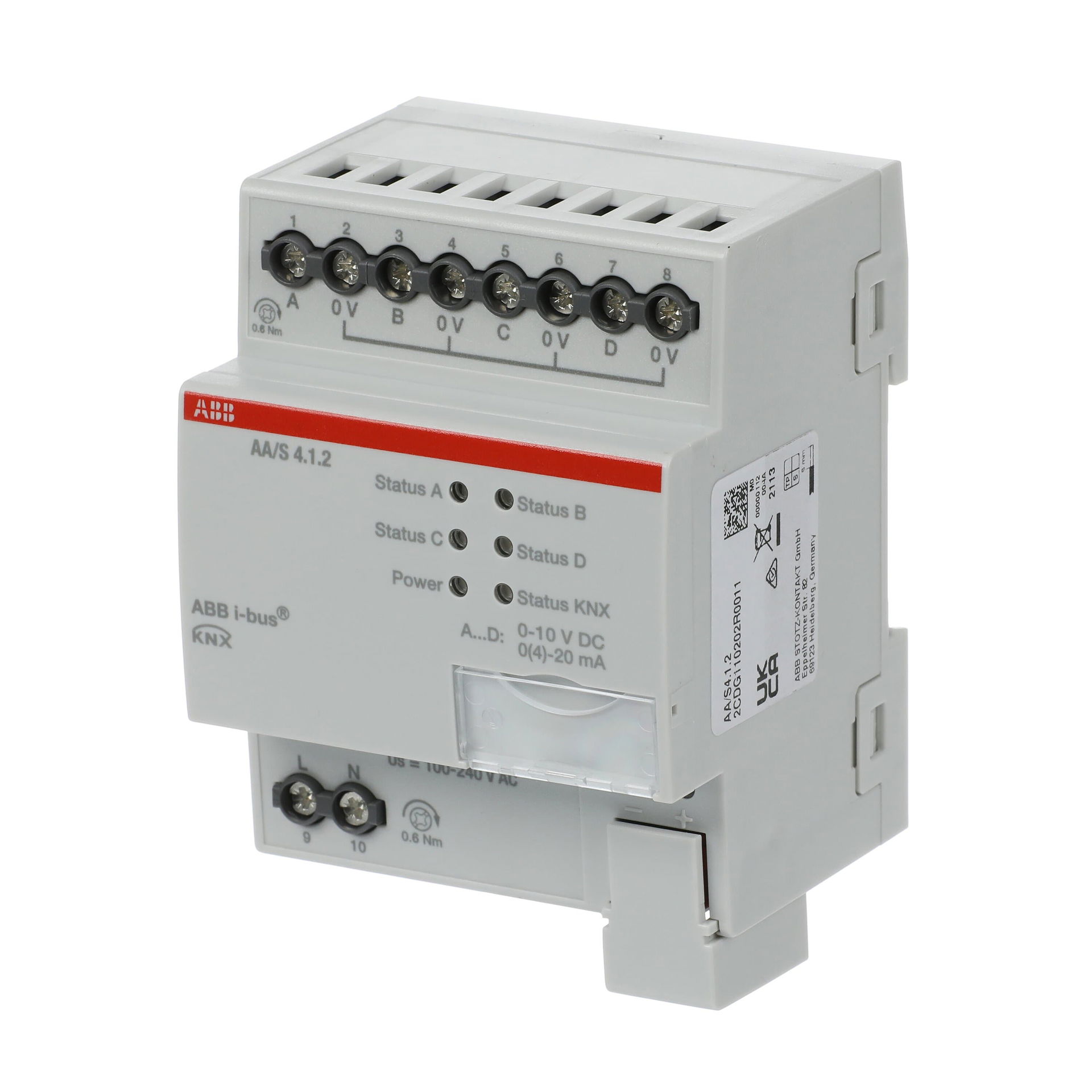 AA/S 4.1.2 ATTUATORE ANALOGICO 4 CANALI – Immagine 3 di 3