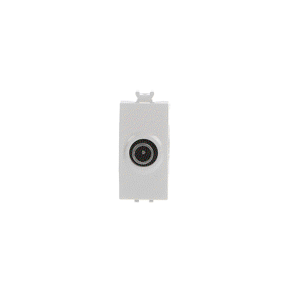 Prese TV End socket Bianco - Chiara
