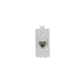 Connettori RJ 1 gang Bianco - Chiara