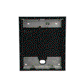 SCATOLA DA PARETE NERA 2X3 41386S-B, 2/3, Nero