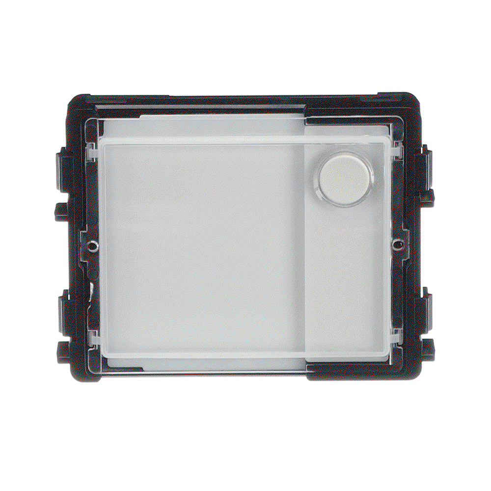 Modulo 1 pulsante circolare, NFC/IC, 1, Trasparente, RFID