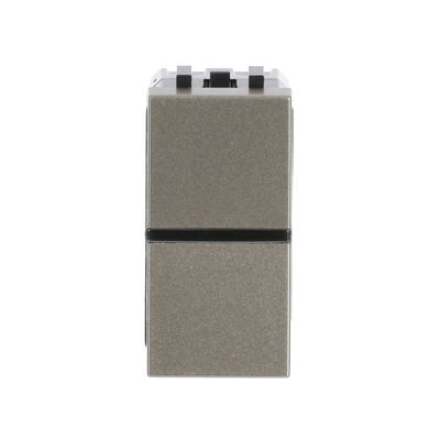 Interruttore unipolare Off switch 1-pole with LED exchangeable Champagne - Zenit