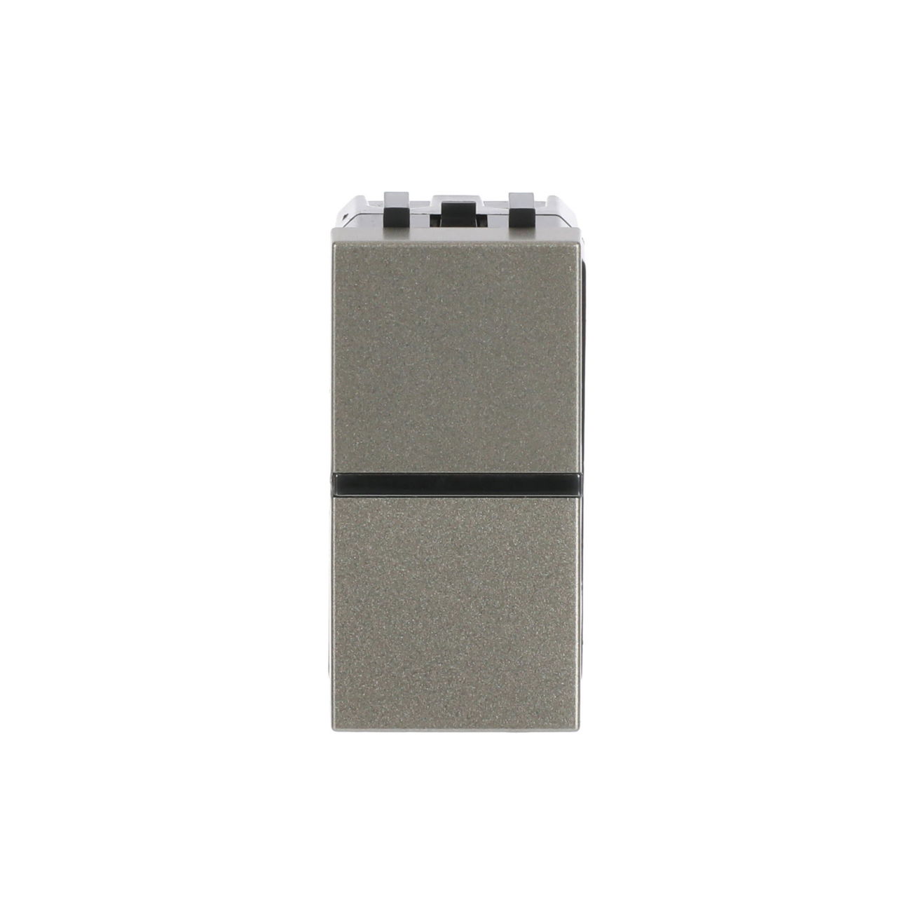 Deviatore unipolare Two-way switch with LED exchangeable Champagne - Zenit