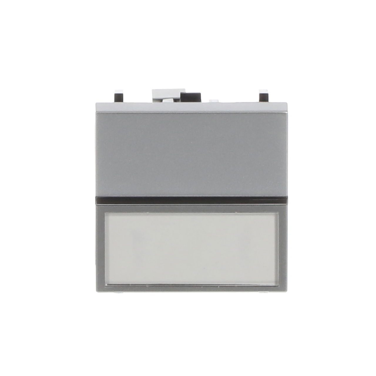 Pulsante Without imprint Single push button 1P 1NO 0NC 1CO Argento - Zenit – Immagine 2 di 4