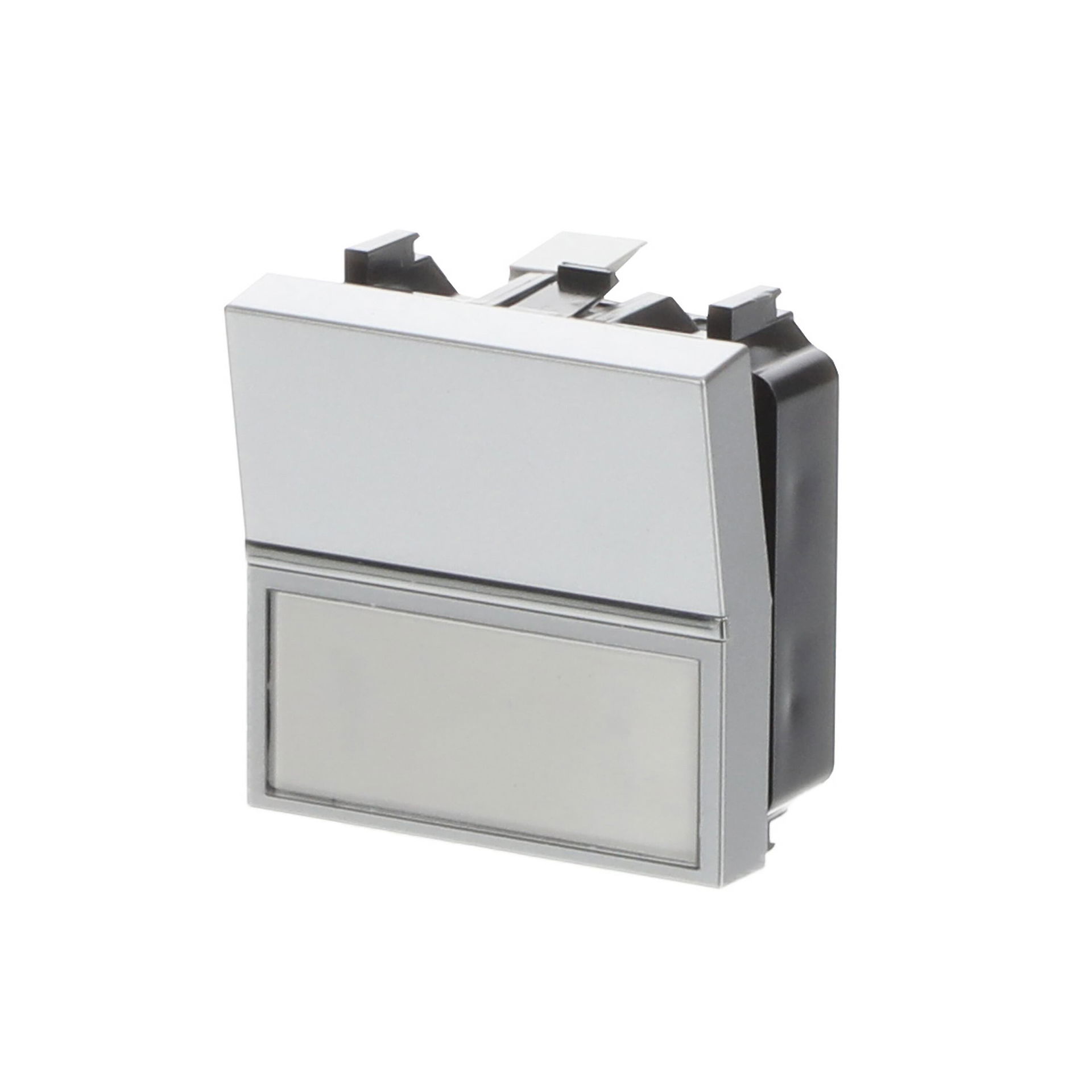 Pulsante Without imprint Single push button 1P 1NO 0NC 1CO Argento - Zenit – Immagine 4 di 4