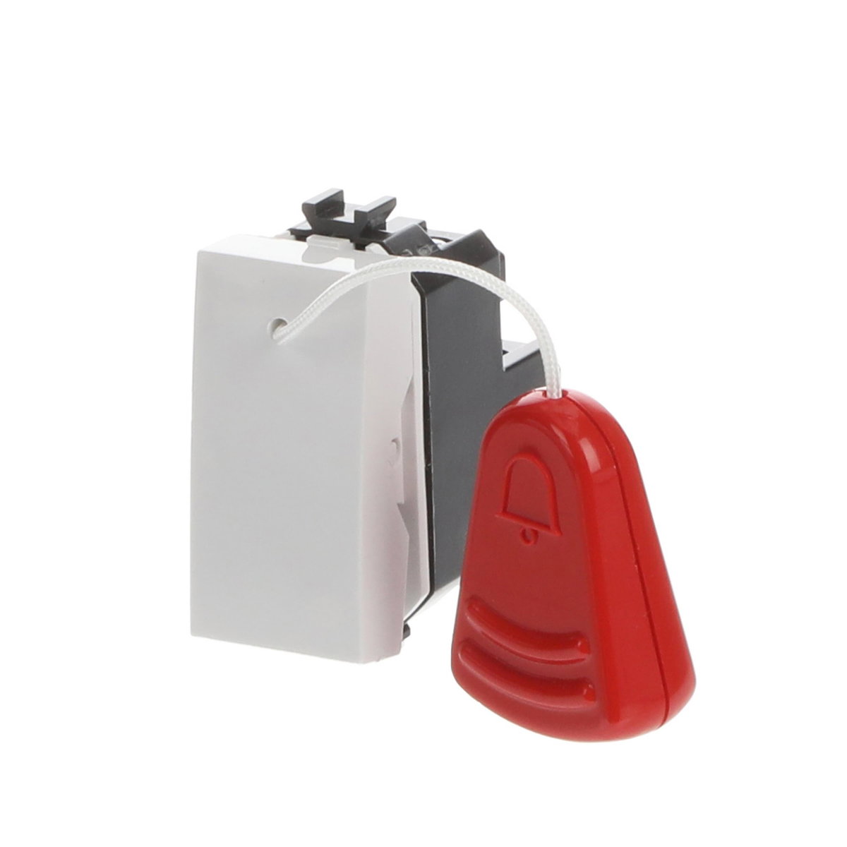 Pulsanti a Tirante Without imprint Single push button 1P 1NO 0NC 0CO Bianco - Chiara – Immagine 3 di 3
