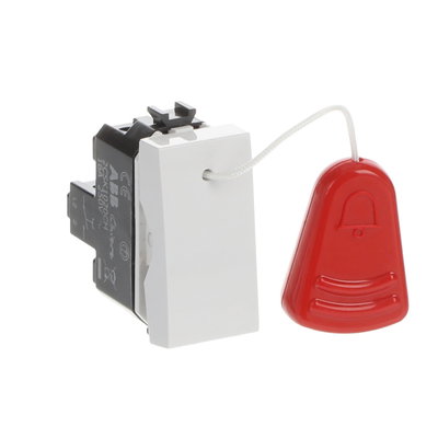 Pulsanti a Tirante Without imprint Single push button 1P 1NO 0NC 0CO Bianco - Chiara