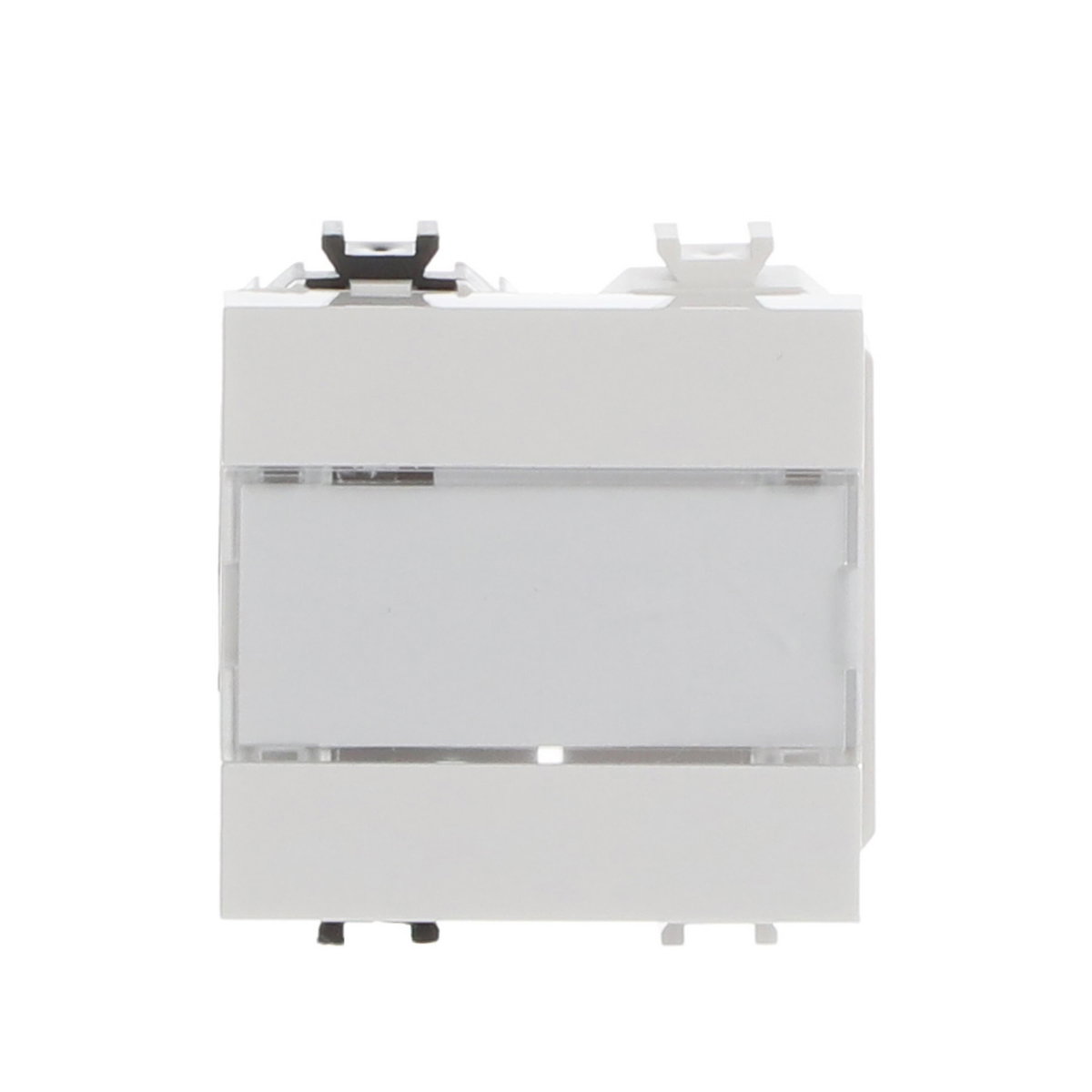 Pulsanti con portanome Without imprint Single push button 1P 1NO 0NC 0CO Bianco - Chiara