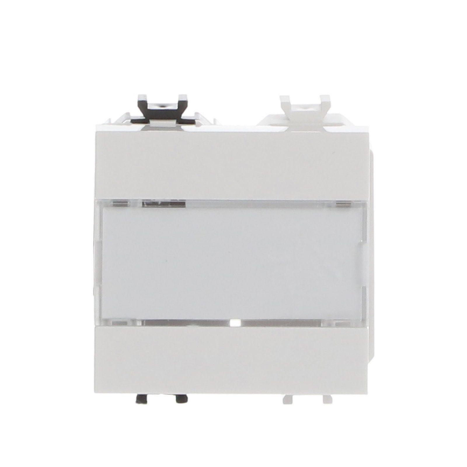 Pulsanti con portanome Without imprint Single push button 1P 1NO 0NC 0CO Bianco - Chiara