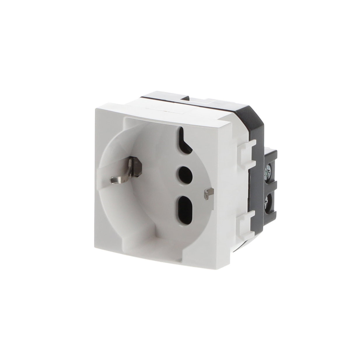 Prese di corrente a standard Italiano/Tedesco Without imprint Bianco - Chiara – Immagine 4 di 4