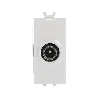 Prese TV End socket Bianco - Chiara