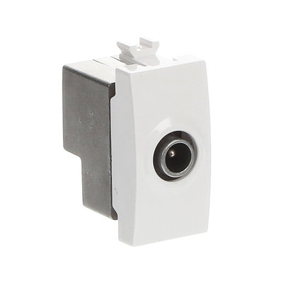 Prese TV End socket Bianco - Chiara