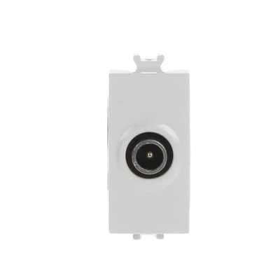 Prese TV Loop-through socket Bianco - Chiara