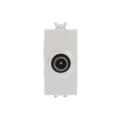Prese TV Loop-through socket Bianco - Chiara
