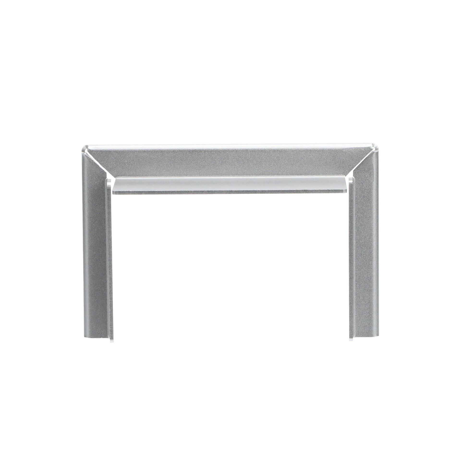 TETTO ANTIPIOGGIA 1 COL. INCASSO 41381RH, aluminium