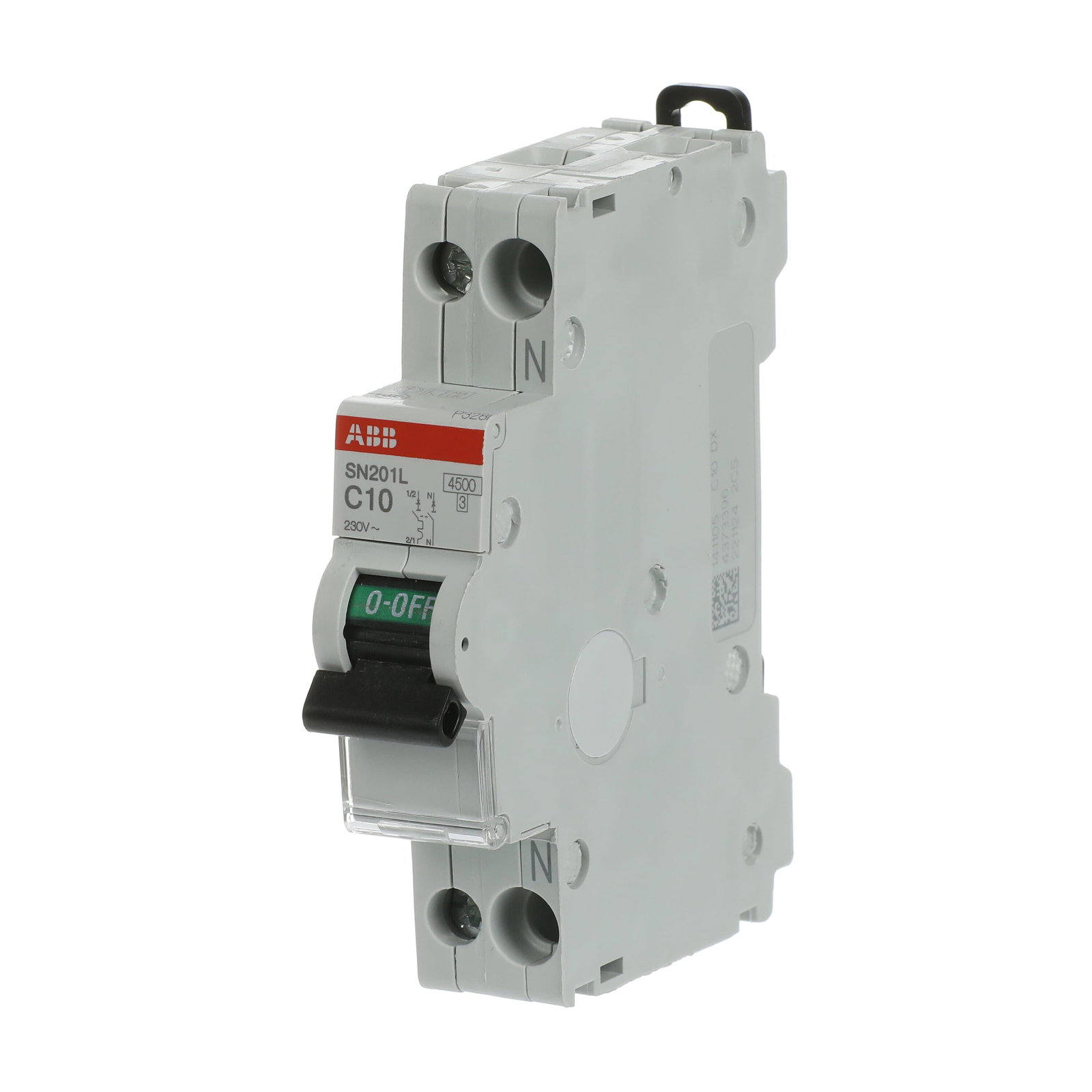 SN201 L - C10 - 4,5 kA Curva C 10 A - SN201L - 1P+N - 10 A - C - (230 V) 4.5 kA – Immagine 3 di 3
