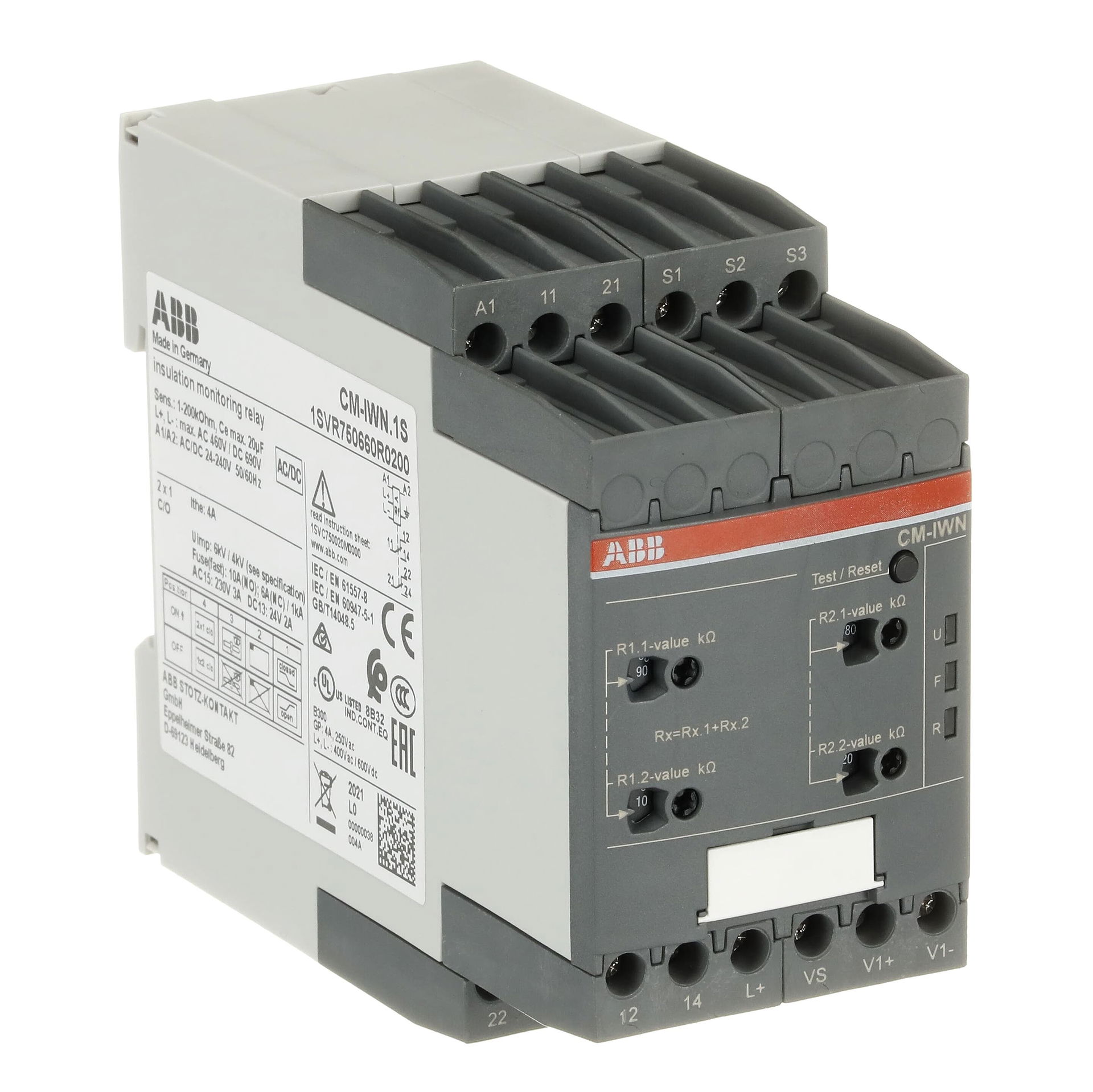 CM-IWN.1S REL?. ISOLAM. 400VAC-600VDC VITE – Immagine 3 di 4