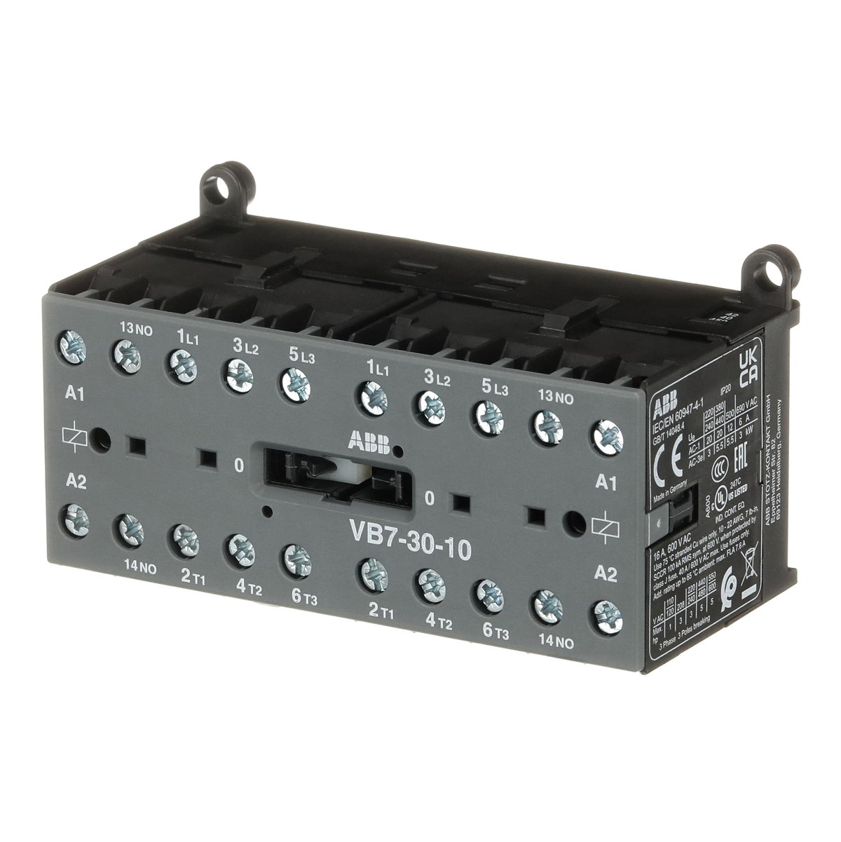 Minicontattori VB7 42 V AC - 3 NO - 0 NC - Screw Terminals – Immagine 3 di 3