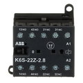 K6S-22Z-2.8-72Minicontattori17 ... 32 V DC2NO2NCScrew Terminals