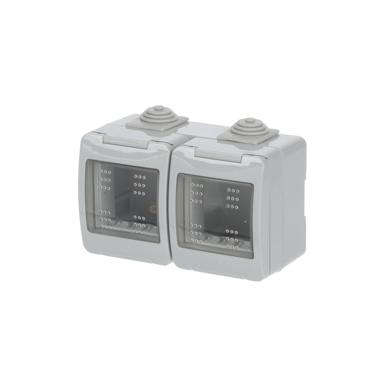 Scatola da parete 4-gang Grigio - Zenit Waterproof – Immagine 3 di 3