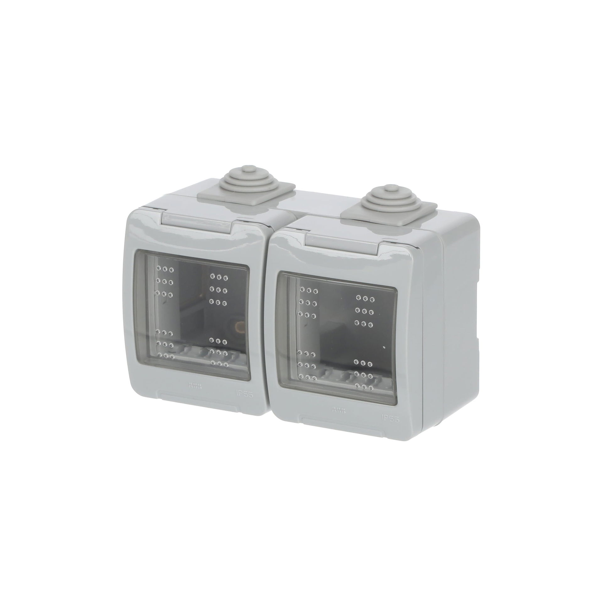 Scatola da parete 4-gang Grigio - Zenit Waterproof – Immagine 3 di 3
