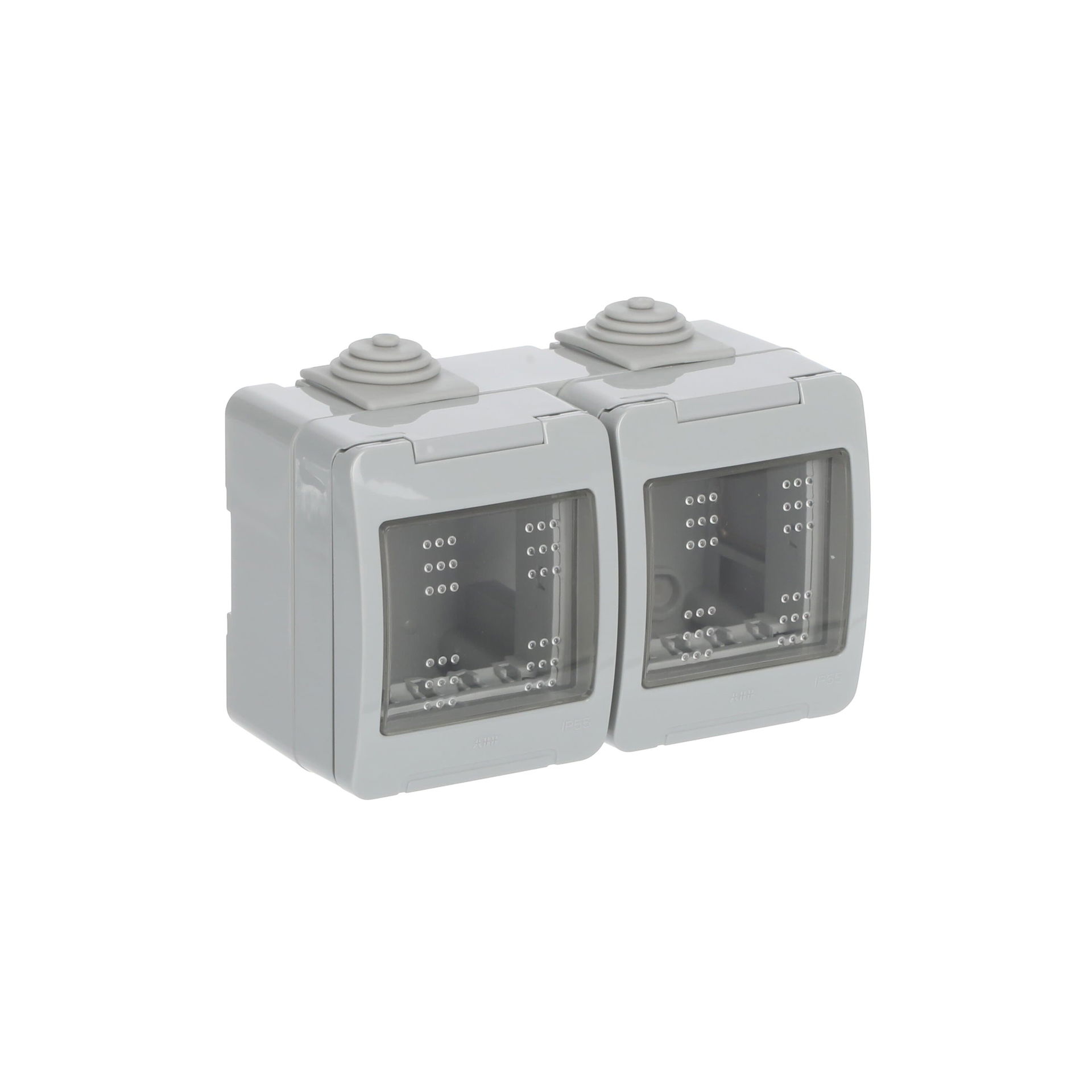 Scatola da parete 4-gang Grigio - Zenit Waterproof