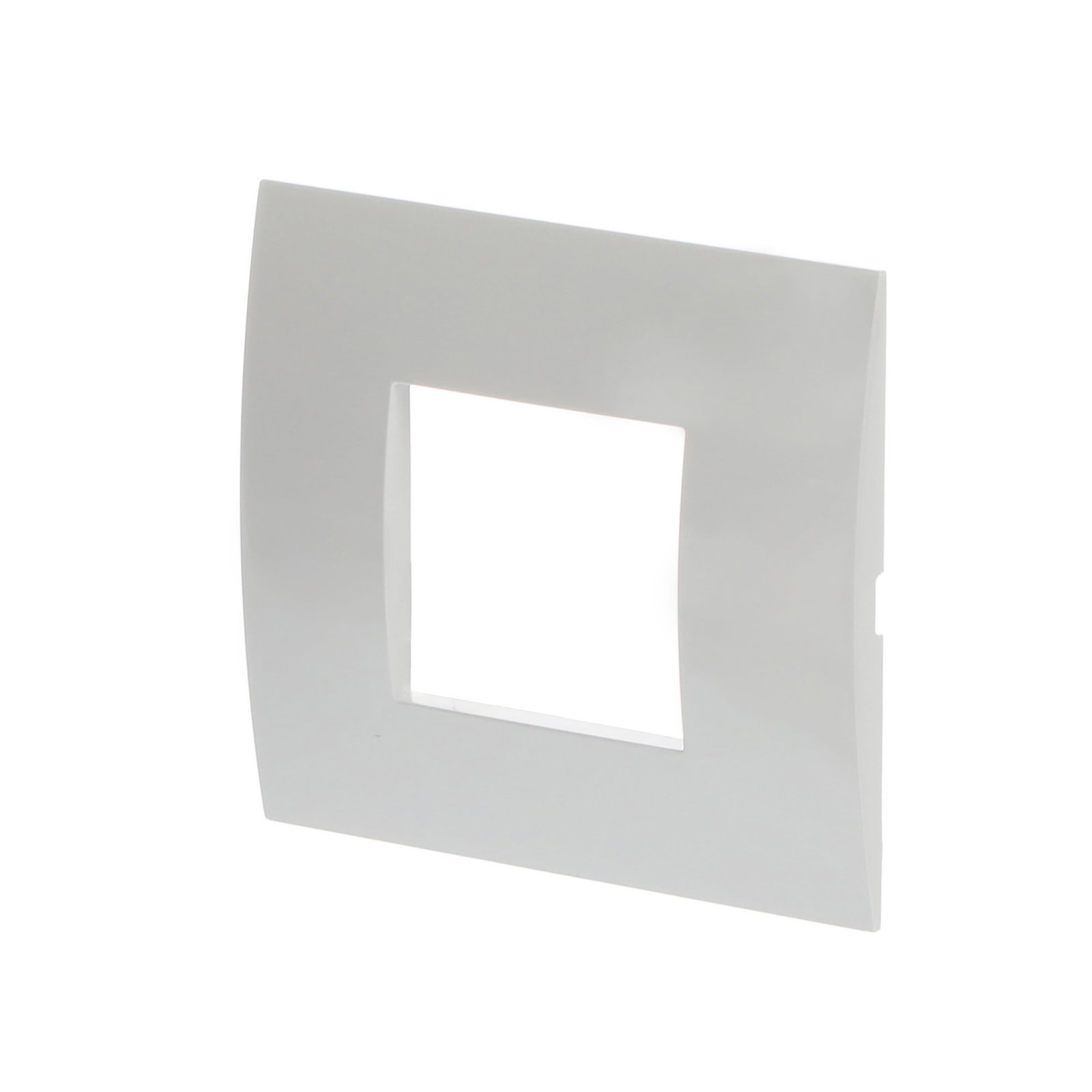 Placche in tecnopolimero 2Moduli 1-gang Bianco - Chiara – Immagine 3 di 3