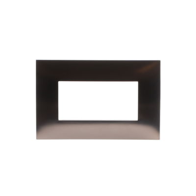 Placche metallizzate 4Moduli 1-gang Bronzo - Chiara