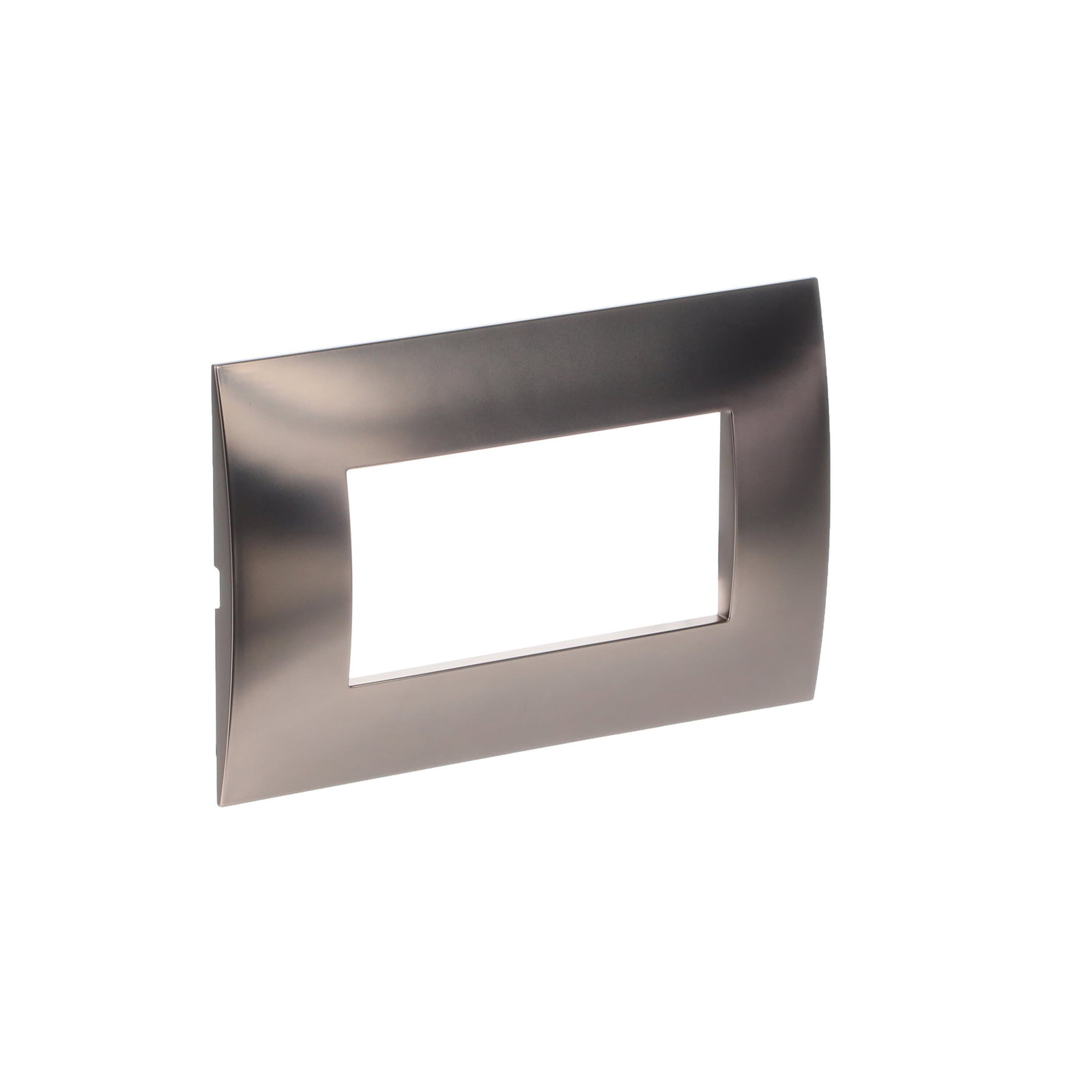 Placche metallizzate 4Moduli 1-gang Bronzo - Chiara – Immagine 2 di 3