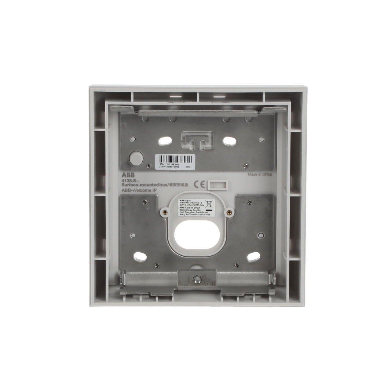 Scatola Da Parete Grigia 1X1 41381S-H, 1/1, Grigio