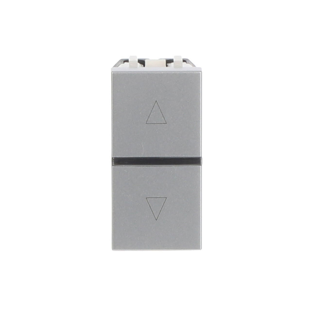 Pulsante tapparelle 1gang 1-pole push button 1 rocker Argento - Zenit – Immagine 2 di 4