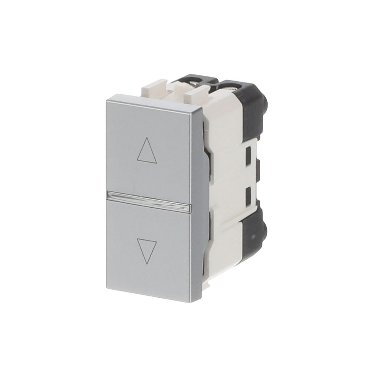 Pulsante tapparelle 1gang 1-pole push button 1 rocker Argento - Zenit – Immagine 4 di 4