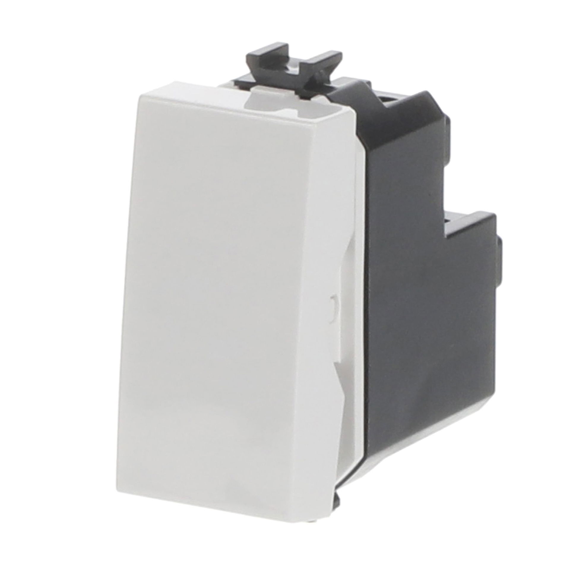 Pulsanti generici Without imprint Single push button 1P 1NO 0NC 0CO Bianco - Chiara – Immagine 3 di 3