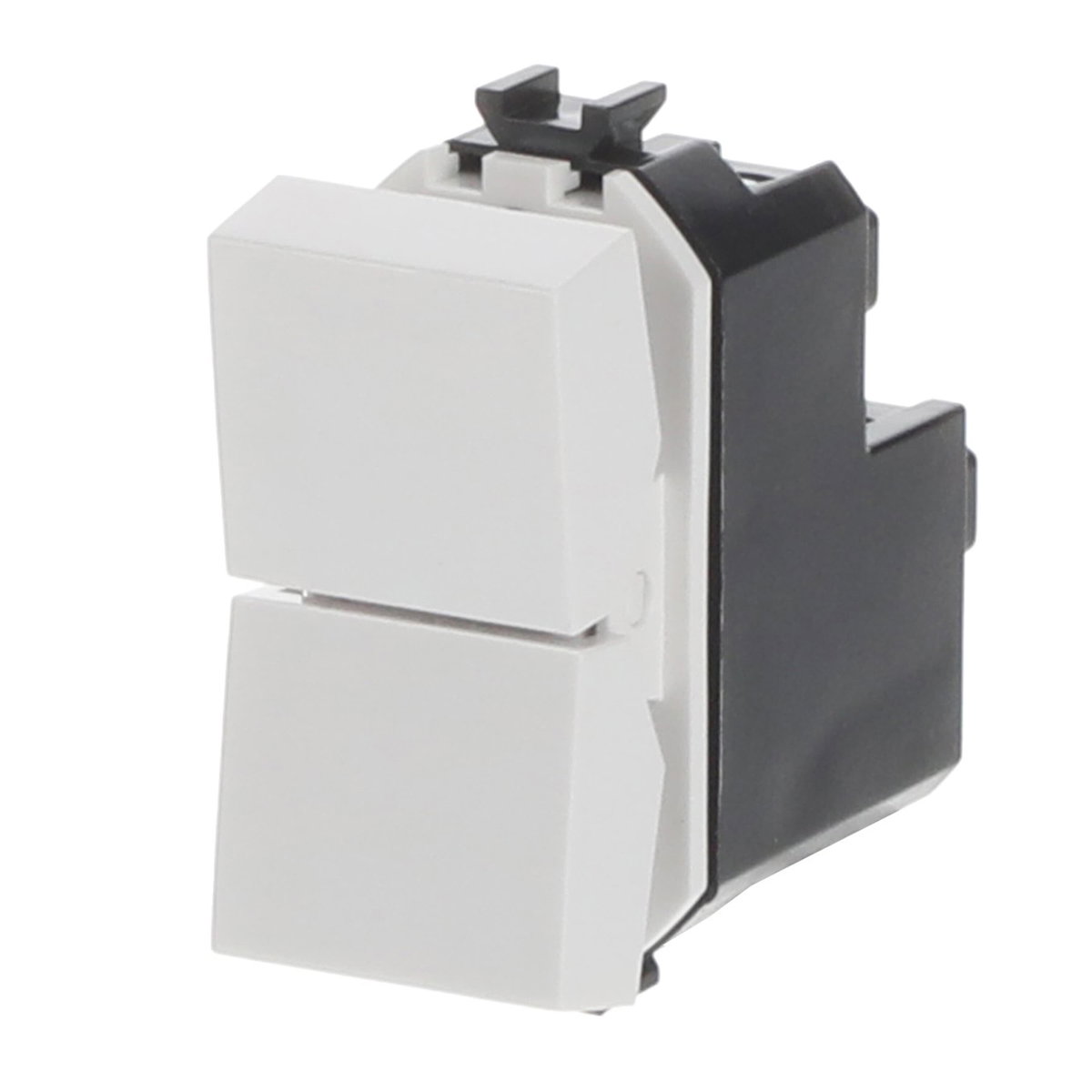 Pulsanti generici Without imprint Group push button 2P 2NO 0NC 0CO Bianco - Chiara – Immagine 3 di 3