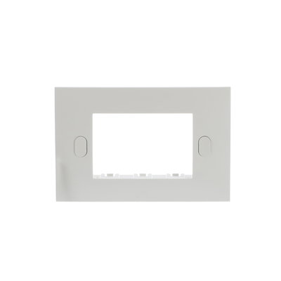 Placche autoportanti 3 Moduli 3-gang Bianco RAL9016 - Chiara