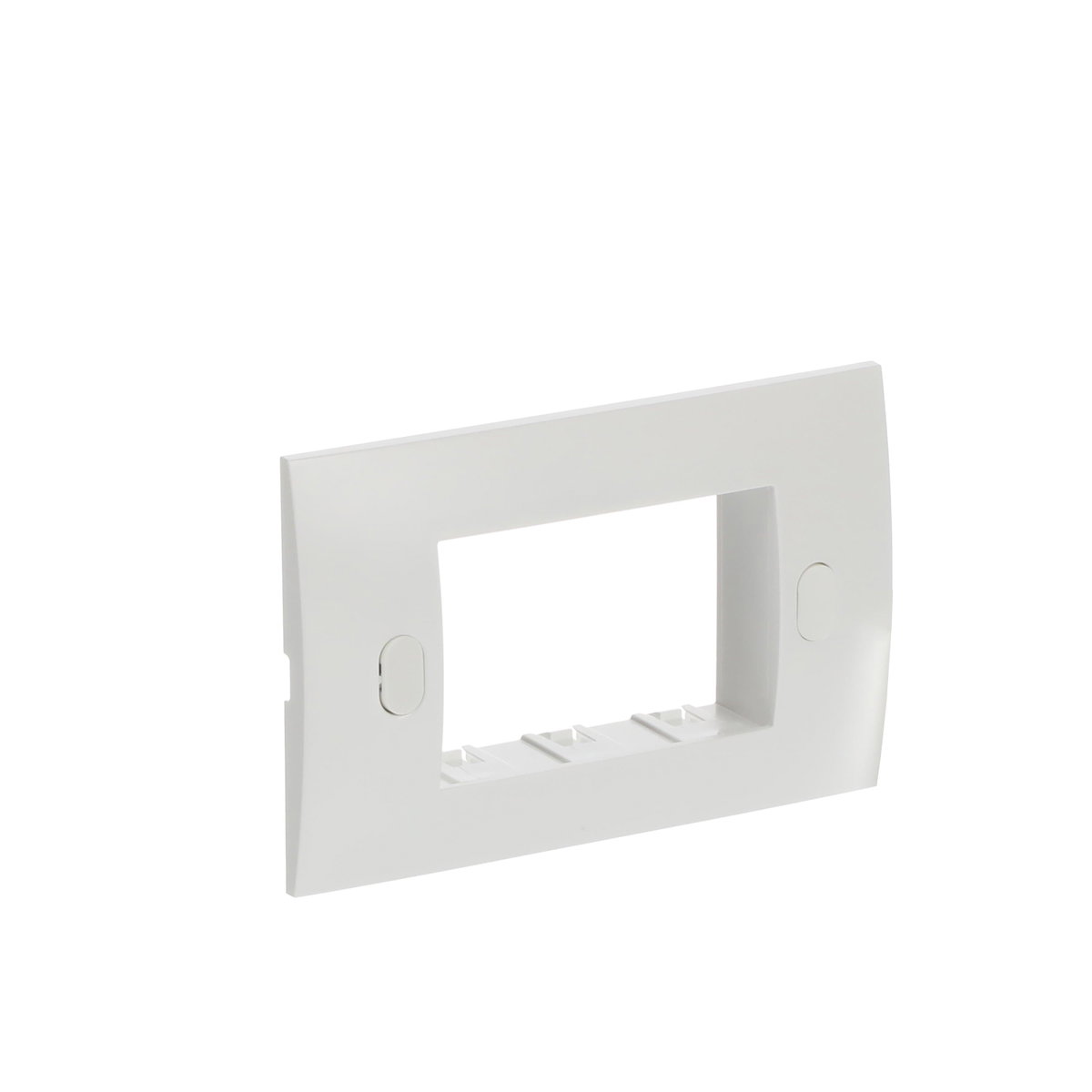 Placche autoportanti 3 Moduli 3-gang Bianco RAL9016 - Chiara – Immagine 2 di 3
