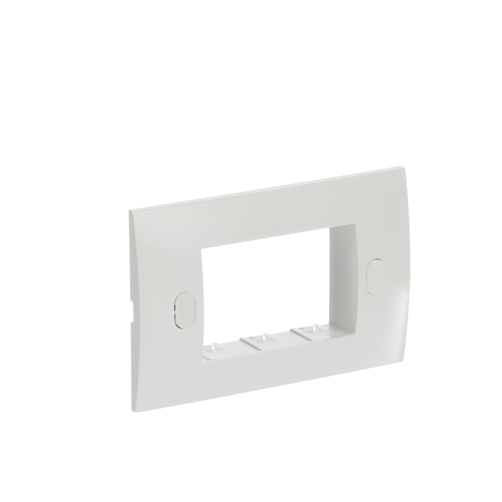 Placche autoportanti 3 Moduli 3-gang Bianco RAL9016 - Chiara – Immagine 2 di 3