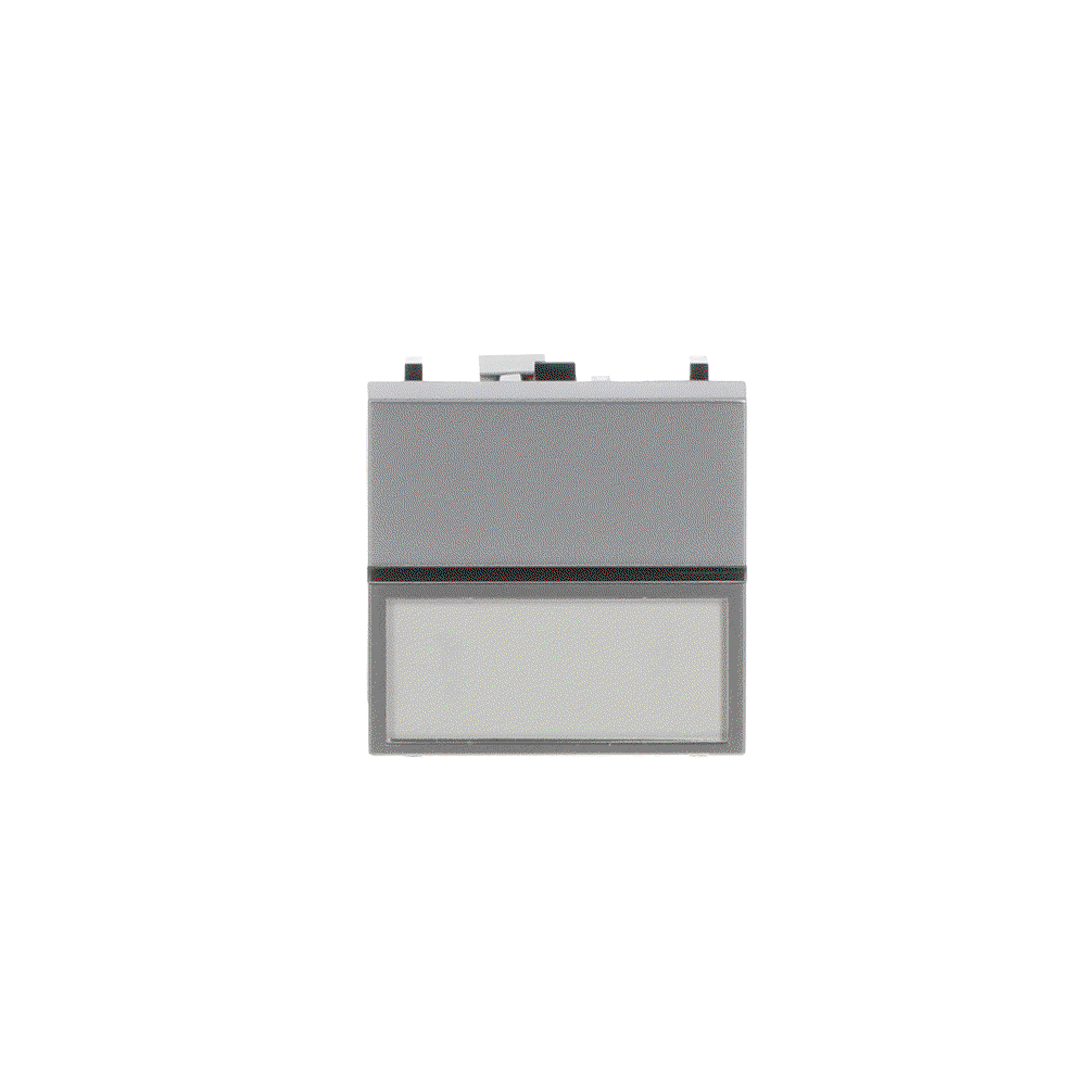 Pulsante Without imprint Single push button 1P 1NO 0NC 1CO Argento - Zenit