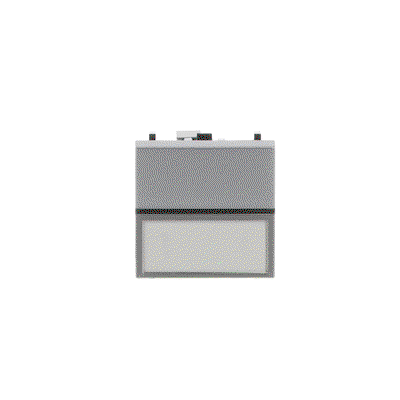 Pulsante Without imprint Single push button 1P 1NO 0NC 1CO Argento - Zenit